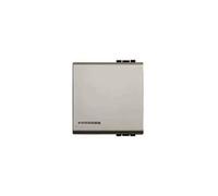Bticino light copritasto zama 2 moduli titanio chiaro n49312ta living light