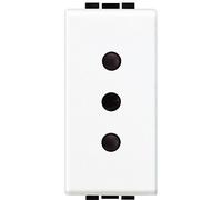 Presa 2P + T 10A 250V Bianco Living Light N4113