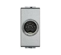 Bticino light tech connettore hifi pentapolare nt4292 light tech