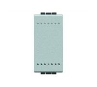 BTICINO LIGHT TECH INVERTITORE 1 POLO 16A GRIGIO NT4004N