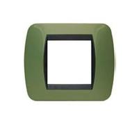 BTICINO living int - placca2 posti verde drugstore