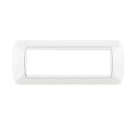Bticino Living International placca 7 moduli bianca L4807BI