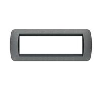 Bticino Living International placca 7 moduli grafite L4807GF