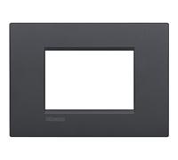 Placca 3 posti Antracite Bticino Living Air LNC4803AR