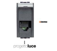BTICINO LIVING LIGHT antracite connettore RJ12 K10 L4258/11N ORIGINALE