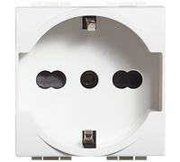 Presa Schuko+bivalente Living Light N4140/16 Btcino living Light