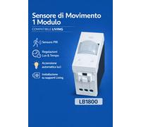 BTICINO LIVING LIGHT COMPATIBILE BIANCO PRESA SCHUKO TV PULSANTE DEVIATORE USB