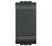 Bticino Living Light Deviatore Antracite Unipolare Basculante L4003N