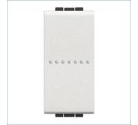 BTICINO LIVING LIGHT - DEVIATORE ASSIALE 1P 10A 1M BIANCO N4053N
