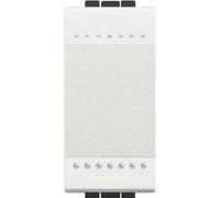 Bticino Living Light Deviatore Bianco Unipolare Basculante N4003N