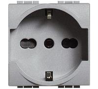 BTICINO LIVING LIGHT TECH NT4140/16 PRESA SCUKO BIPASSO 2P+T 10/16A