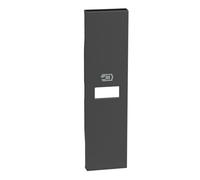 Cover Bticino Living Now per moduli caricatori USB 1 Modulo Nero KG11C