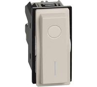 BTICINO LIVING NOW INTERRUTTORE 2P 16 AX, 250 VA.C. 1 MODULO COLORE SABBIA KM4002
