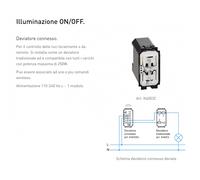 Living Now - Deviatore connesso - K4003C