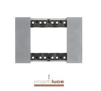 BTICINO KA4803NW Placca 3 Moduli - Moon - Now