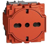 Presa Flat Schuko Bticino Living Now 16A rossa KR4140A16F