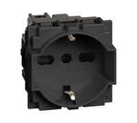 BTicino Living NOW Presa nera bipasso UNEL 2P+T 10/16A 250Vac - KG4140A16