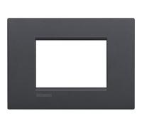 Placca 3 posti Antracite Bticino Living Air LNC4803AR