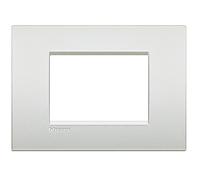 Bticino Placca Livinglight Air LNC4803PR 3 moduli Bianco Perla