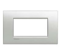 BTICINO LIVINGLIGHT AIR PLACCA 4 MODULI COLORE TECH LNC4804TE