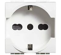 Presa Schuko+bivalente Living Light BTICINO N4140/16 Presa Schuko+bivalente Livi