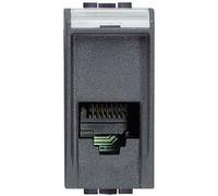 BTICINO LIVINGLIGHT E LIVING INTERNATIONAL PRESA RJ11 TELEFONICA COLORE ANTRACIT