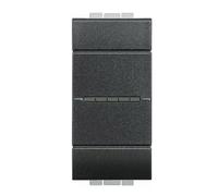 BTICINO LIVINGLIGHT L4054 INVERTITORE ASSIALE 1 P 16 A 250 Vac ANTRACITE 1 MOD