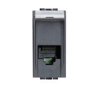 BTICINO LIVINGLIGHT L4258/11N CONNETTORE RJ11 ANTRACITE
