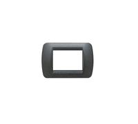 Bticino Living International Placca 3 Moduli grafite nero L4803GFN