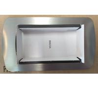 BTICINO LIVINGLIGHT L4804ACS PLACCA 4 MODULI ACCIAIO SPAZZOLATO