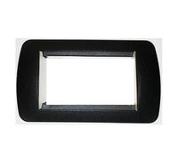 BTICINO L4804GFN - LIVING INT - PLACCA 4P GRAFITE NERO