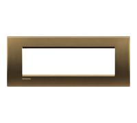 Placca 7 posti Bronzo Bticino Living LNA4807BZ
