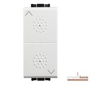 Commutatore doppio tasto 1-0-2 Bianco Btcino Living Light N4027