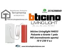 bticino Livinglight N4033 Pulsante a tirante 1 polo NO (normalmente aperto)