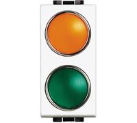BTICINO LIVINGLIGHT N4372AV PORTALAMPADA ARANCIO/VERDE