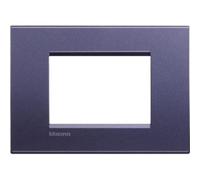 Bticino Placca Livinglight LNA4803CB 3 moduli Colore Club Blu