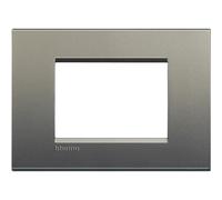 Bticino Livinglight placca 3 moduli quadra colore avenue LNA4803AE