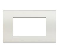 Bticino Livinglight placca 4 moduli quadra bianco LNA4804BI