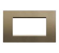 Bticino Livinglight placca 4 moduli quadra colore square LNA4804SQ