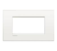Bticino Livinglight placca 4 posti bianco puro Bianco puro