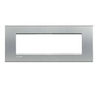 Bticino Placca 7 moduli Livinglight LNA4807TE Grigio Tech