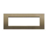 PLACCA SQUARE 7 MODULI LIVING LIGHT TECH BTICINO LNA4807SQ
