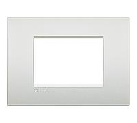 Bticino Livinglight placca AIR 3 moduli bianco perla LNC4803PR