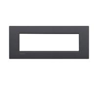 Bticino Livinglight placca AIR 7 moduli grigio antracite LNC4807AR