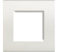 Placca 2 posti Bianco Bticino Living LNA4802BI