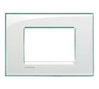 Bticino Placca Livinglight LNA4803KA 3 moduli Colore Acquamarina
