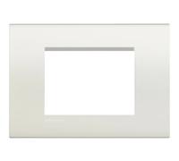 Bticino Placca Livinglight LNA4803BI 3 moduli Bianco Opaco 1 pz
