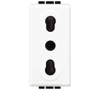 BTicino SN4180F Presa Bipasso, Bianco, 1 Pezzo