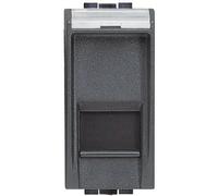 BTicino SL4279C5EF Livinglight Presa di Rete, RJ45, Antracite