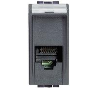 Bticino SL4258/11NF Livinglight Presa Telefonica, RJ11, Antracite - NUOVO